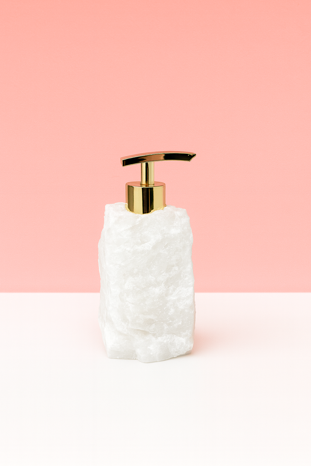 Bergkristal zeep dispenser