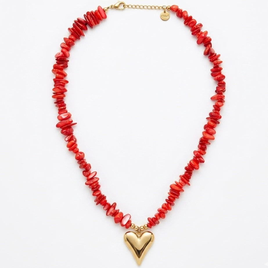 Ketting red heart