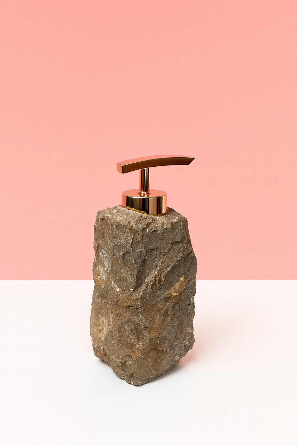 Tijgeroog zeep dispenser