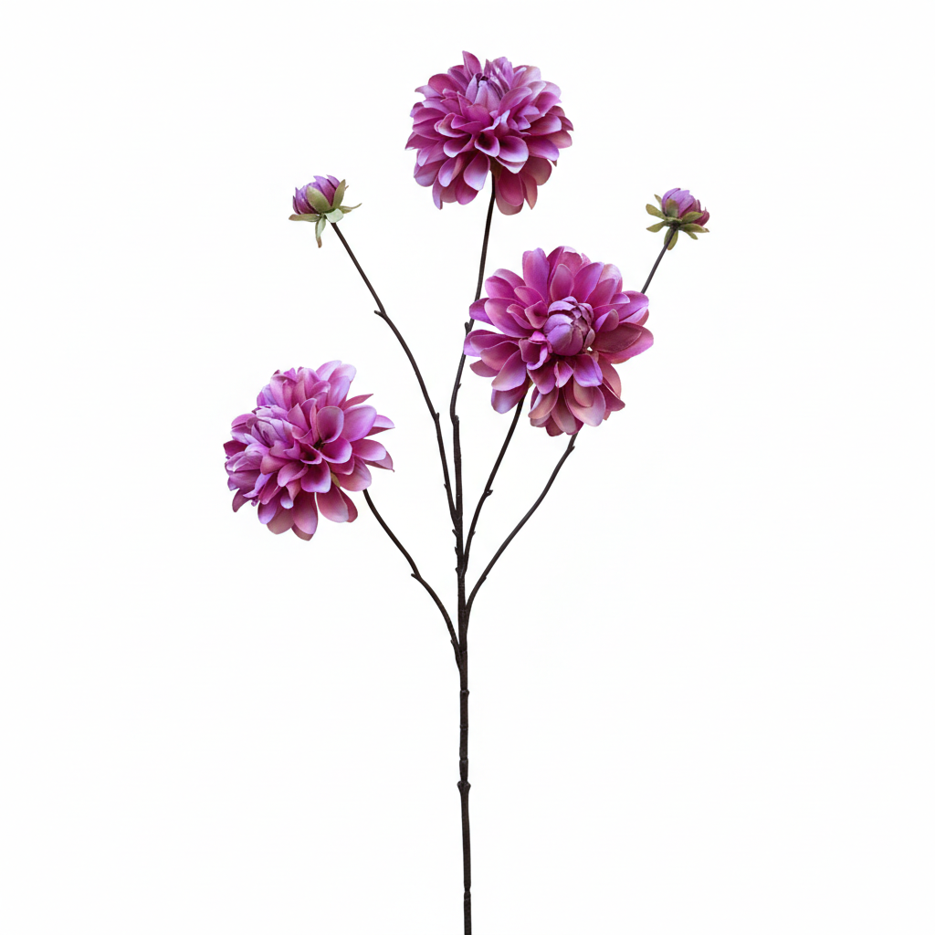 Zijdenbloem Dahlia purper