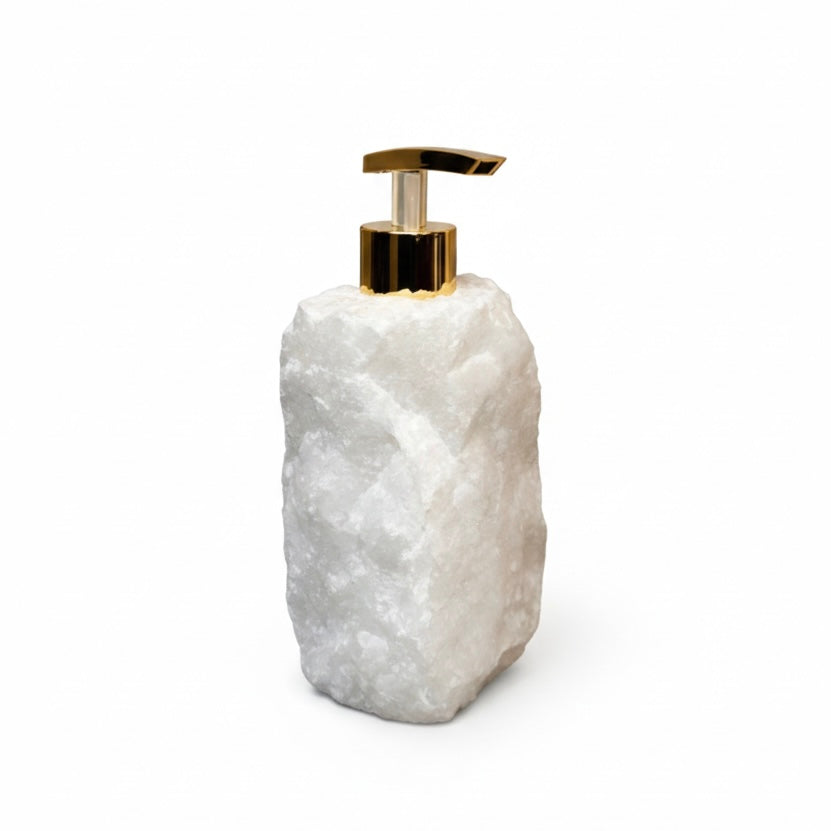 Bergkristal zeep dispenser