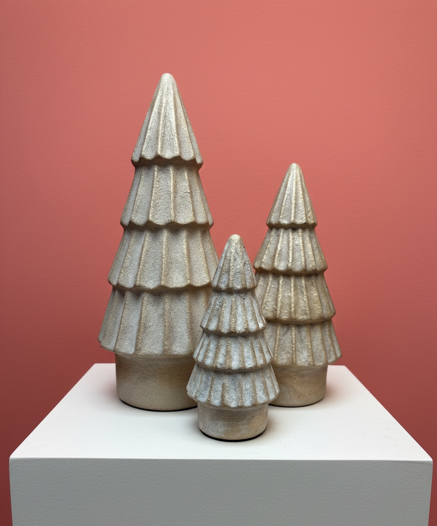 Kerstboom Cement Beige