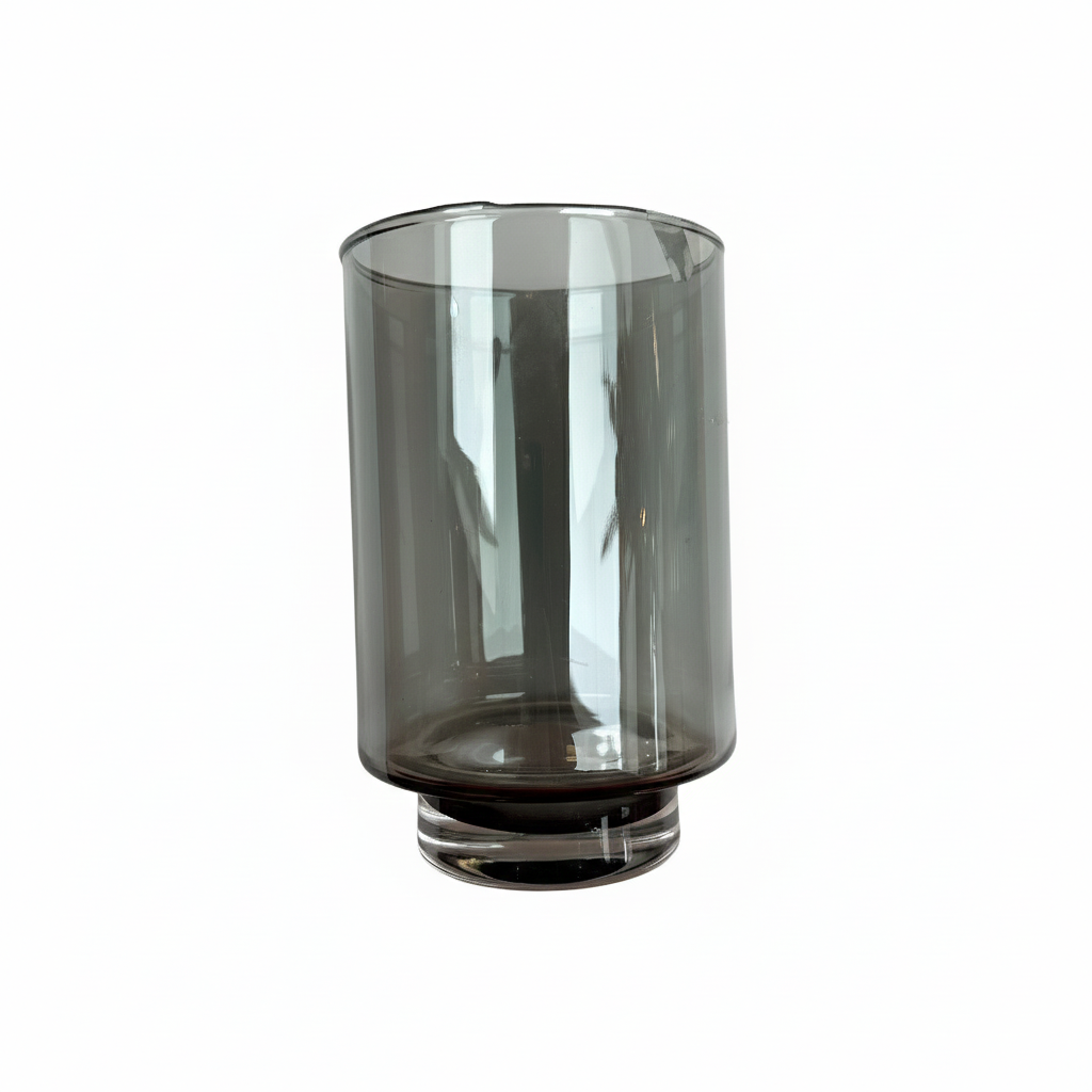 Vaas cilinder rook glas