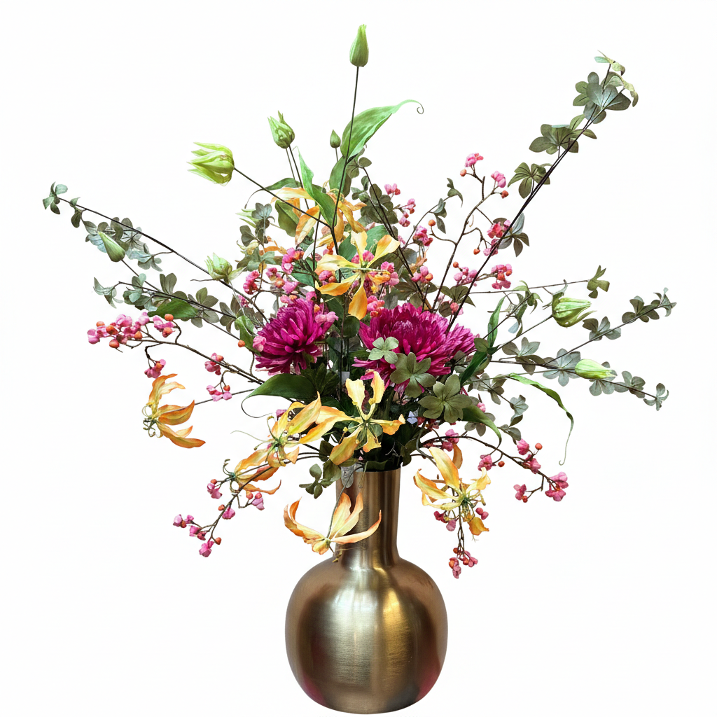 Zijden Boeket ‘Luca’ excl. vaas